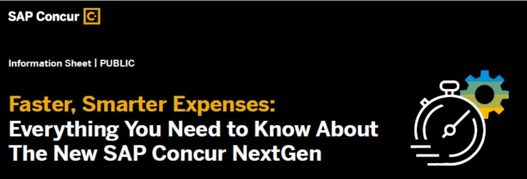 Everything You Need to Know About the new SAP Concur NextGen UI | SAP ...